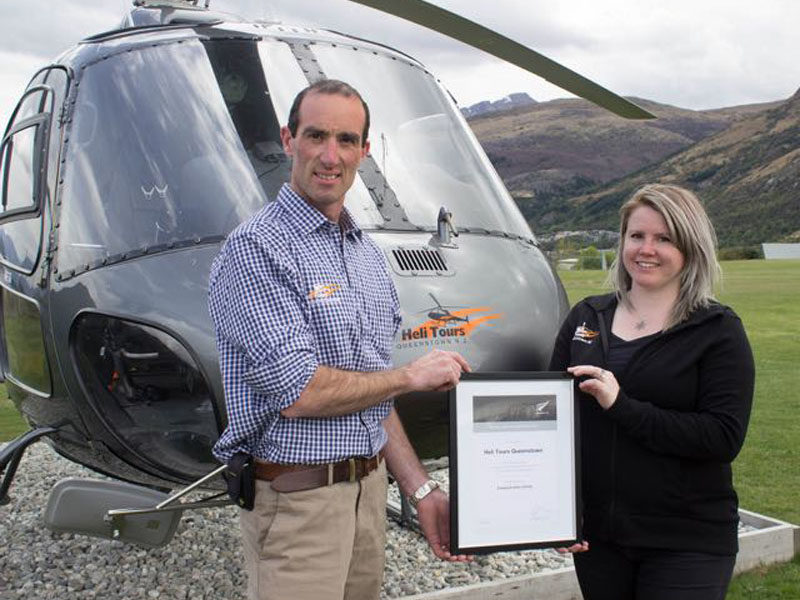 Heli Tours Queenstown achieves Qualmark success