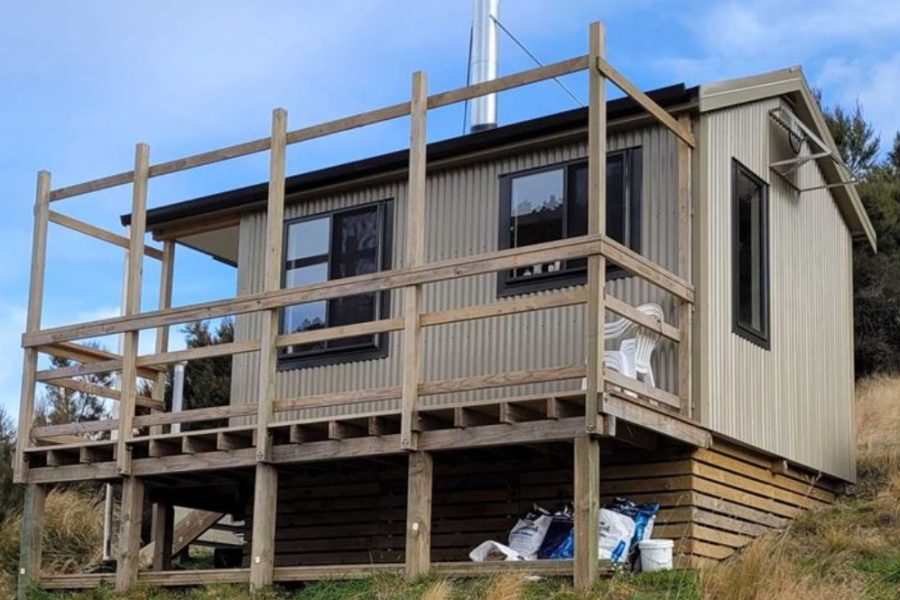 Backcountry hut completed