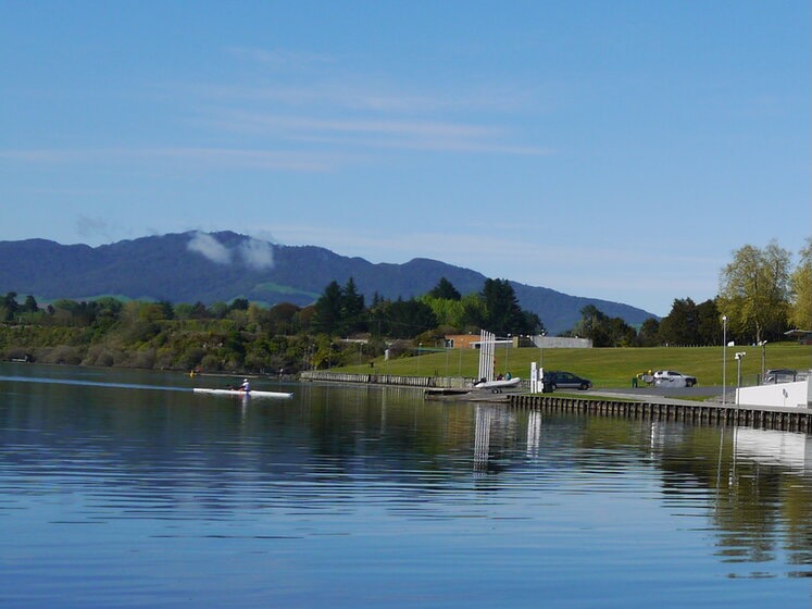 Hundreds converge on Lake Karapiro for champs