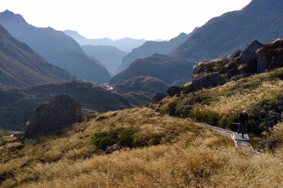International bookings for Routeburn Track jump