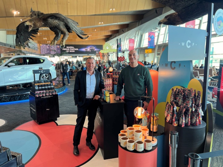 Wellington Chocolate Factory a sweet arrival at airport